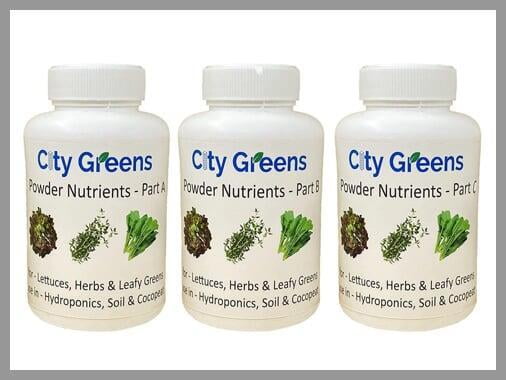 City Greens Powder Nutrients - For Salad & Leafy Greens